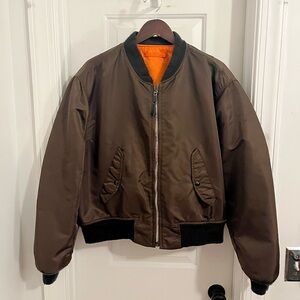 Vintage 70’s Golden Fleece MA-1 Brown Orange Reversible